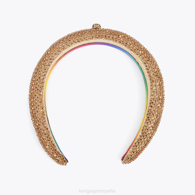 Kurt Geiger mujer diadema de cristal de londres 2LPR515 | accesorios oro